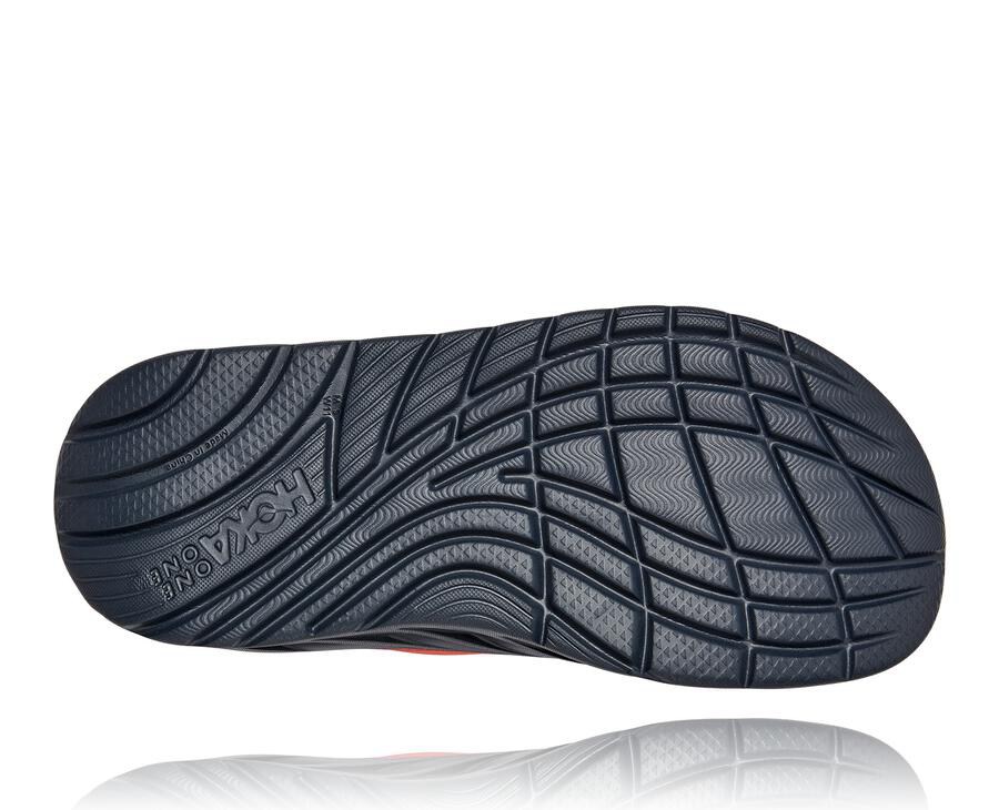 Chanclas Hoka One One Hombre - Ora Recovery - Rojas - WQE904652